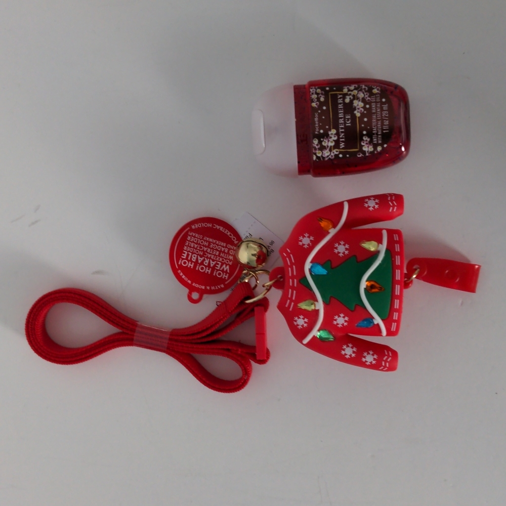 Bath & Body Works Ugly Sweater Pocketbac Holder/Refill